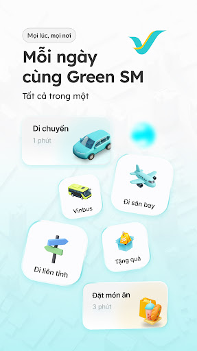 Taxi Xanh SM: Đặt xe taxi điện PC