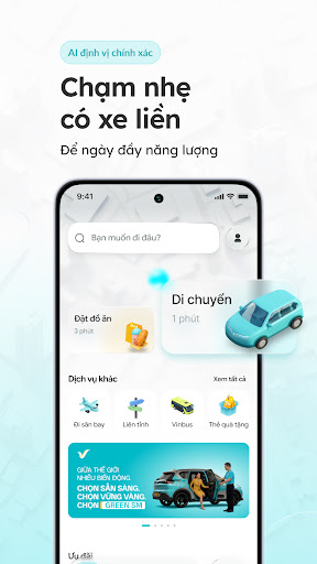 Taxi Xanh SM: Đặt xe taxi điện PC