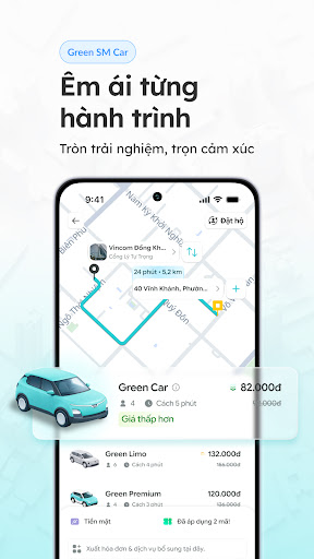 Taxi Xanh SM: Đặt xe taxi điện PC