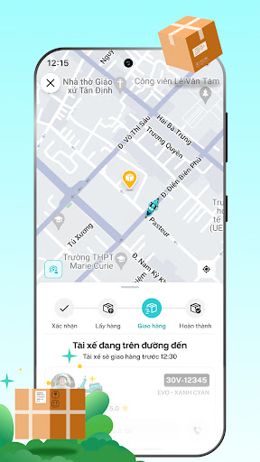 Taxi Xanh SM: Đặt xe taxi điện