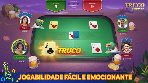 Truco ZingPlay: Jogo de cartas para PC