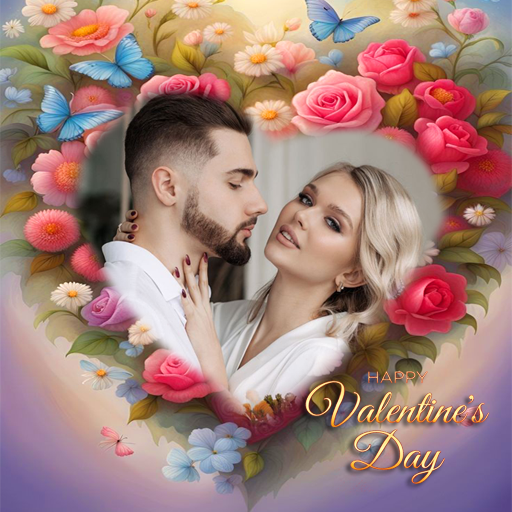 Valentine photo frame 2024 PC