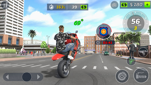 Moto Bike Stunt Wheelie Game