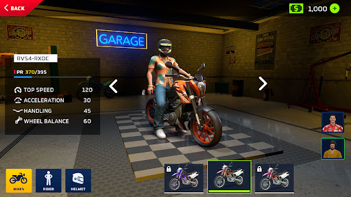 Moto Bike Stunt Wheelie Game
