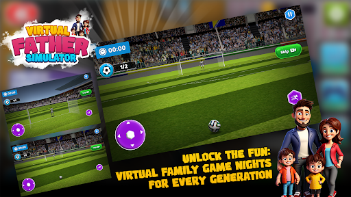 komputer Virtual Family - Happy Dad Mom