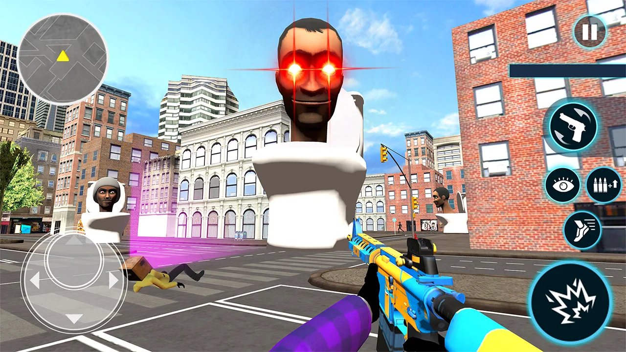 Toilet Shooter FPS: Mafia City ПК