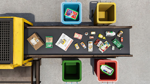 Recycling Speichern Simulator