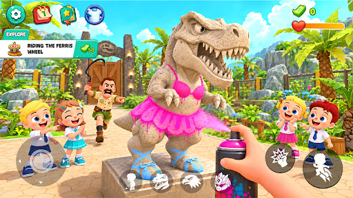 Zoo Prank 2: Jurassic Animals