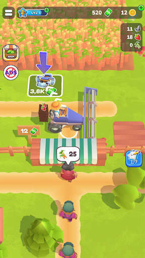 komputer Little Farm Story: Idle Tycoon