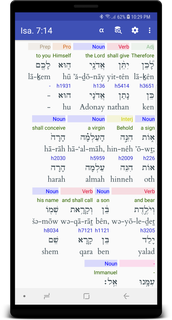Hebrew/Greek Interlinear Bible