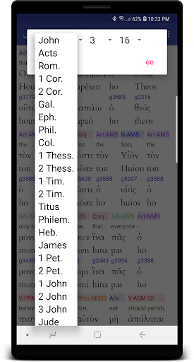 Hebrew/Greek Interlinear Bible PC
