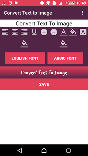 Convert Text to Image پی سی