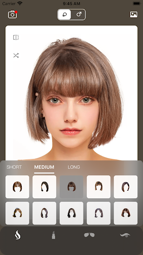 AI Hairstyle Try On・Bangs・Wigs