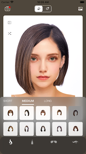 AI Hairstyle Try On・Bangs・Wigs