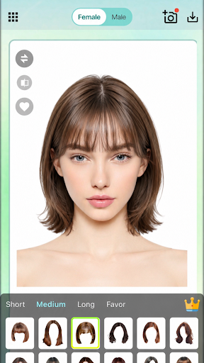 AI Hairstyle Try On・Bangs・Wigs