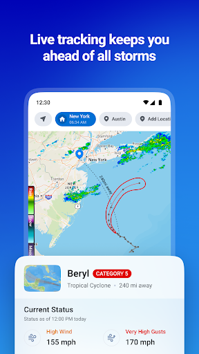 1Weather Forecasts & Radar para PC