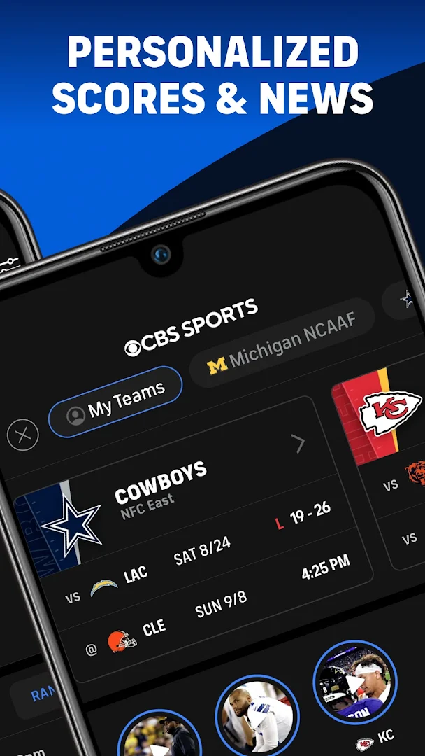 CBS Sports App - Scores, News, Stats & Watch Live PC