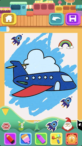 sách tô màu cho bé PC