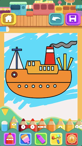 sách tô màu cho bé PC