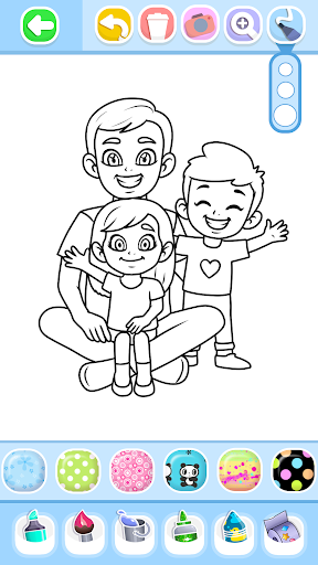 Family Love Coloring Book PC