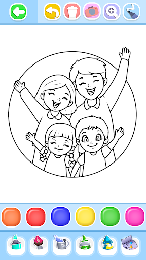 Family Love Coloring Book PC