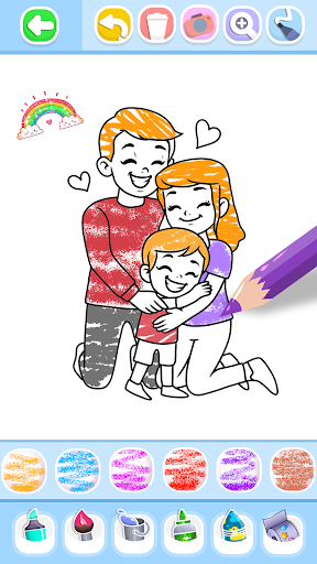 Family Love Coloring Book PC