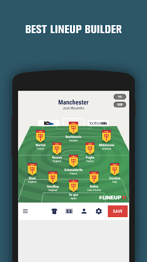 LINEUP11: Football Lineup ПК