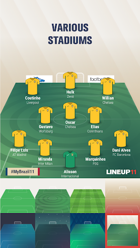 LINEUP11: Football Lineup ПК