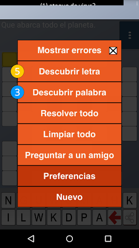 Crucigrama Español PC