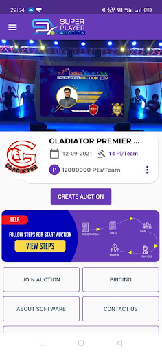 Super Player Auction : Cricket پی سی