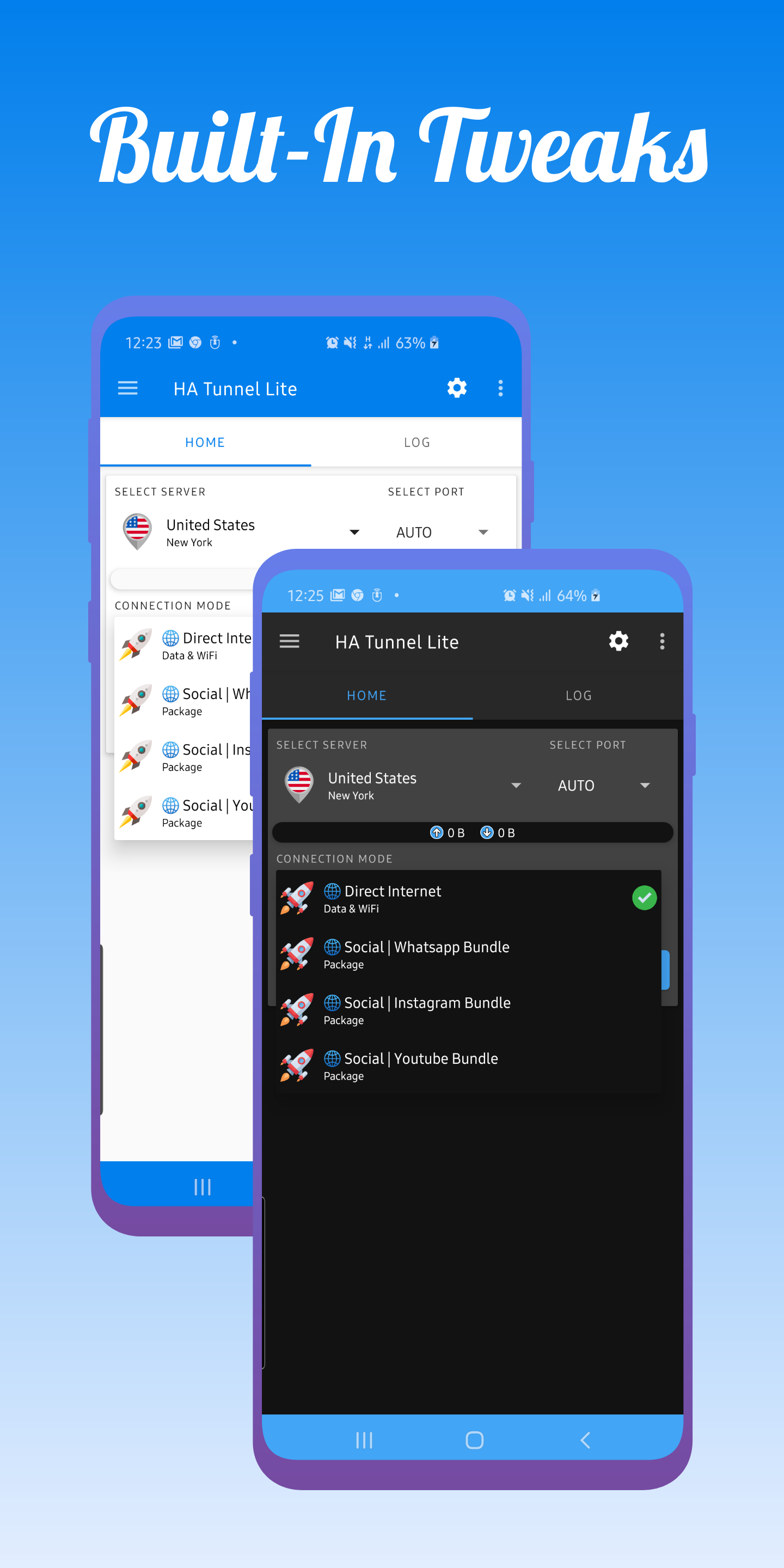 HA Tunnel Lite - 100% Free Tweaks Injection VPN الحاسوب