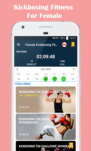 Female Kickboxing Self Defense PC