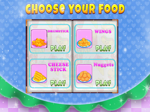 komputer Deep Fry Cooking Chicken Chef