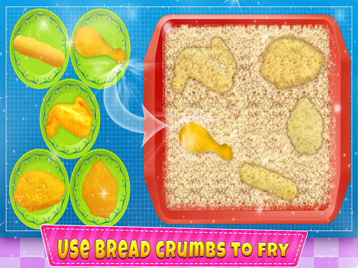 komputer Deep Fry Cooking Chicken Chef