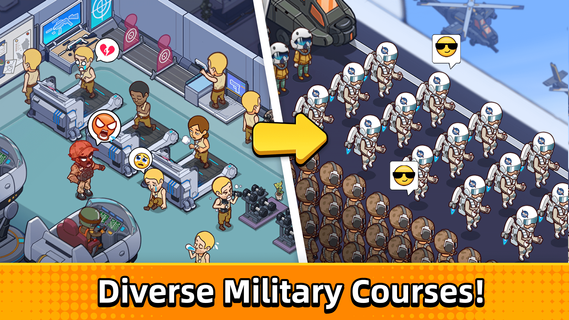 Idle Army Base Tycoon:Force