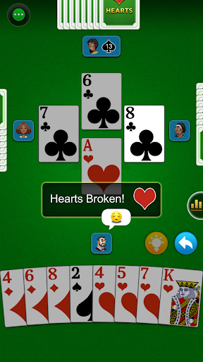 komputer Hearts: Classic Card Game