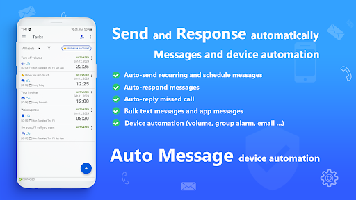 AUTO MESSAGE send response sms পিসি