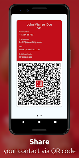 QRcard - digital business card PC