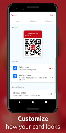QRcard - digital business card PC