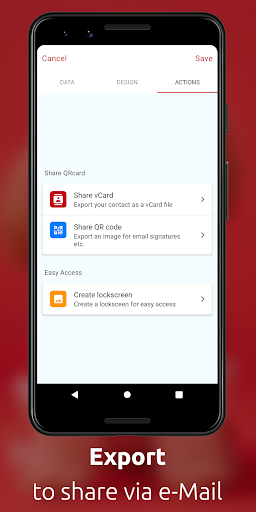 QRcard - digital business card PC