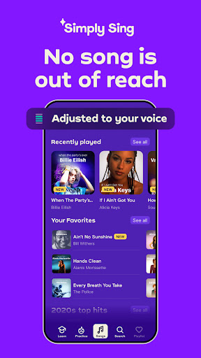 komputer Simply Sing: My Singing App