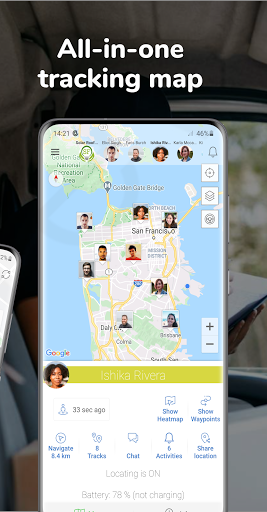 Hellotracks - Tracks location پی سی