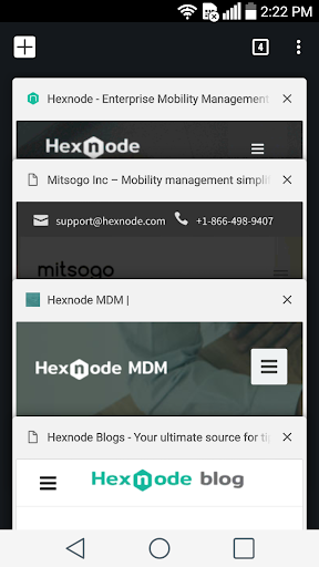 Hexnode Kiosk Browser PC