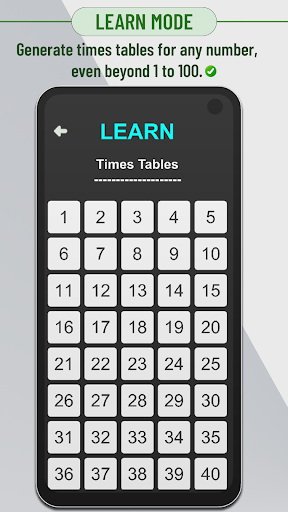 Times Tables Chart PC