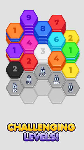 Hex Master: Chip Stack Match