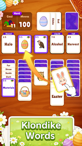 Words Klondike: 연상 단어, 카테고리 게임 PC