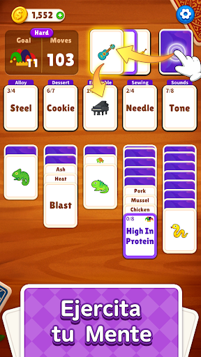 Words Klondike : Asociación PC