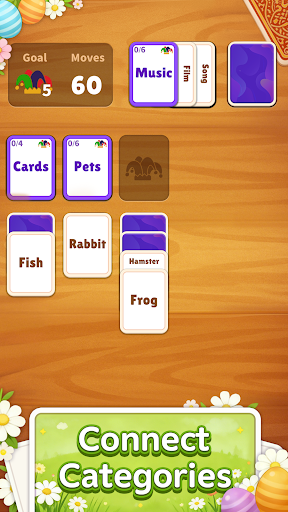 Words Klondike: 연상 단어, 카테고리 게임 PC