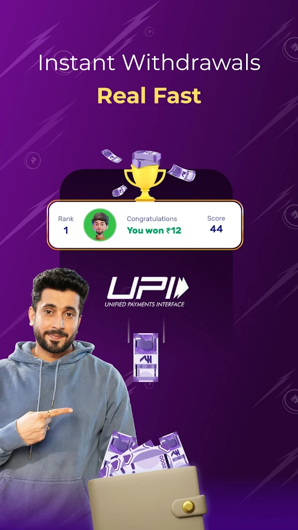 रश ऐप: गेम खेलो और पैसा जीतो PC