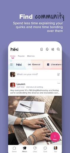 Hiki: Autism ADHD & ND Dating PC